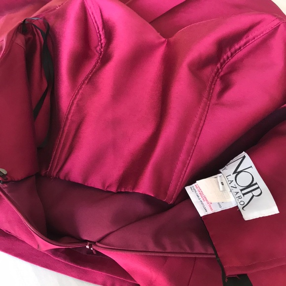 Noir by Lazaro prom homecoming bridesmaid dress - Picture 12 of 13